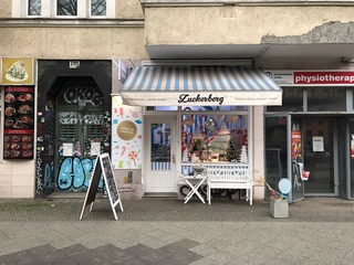 Zuckerberg candy shop auf der Schönhauser.